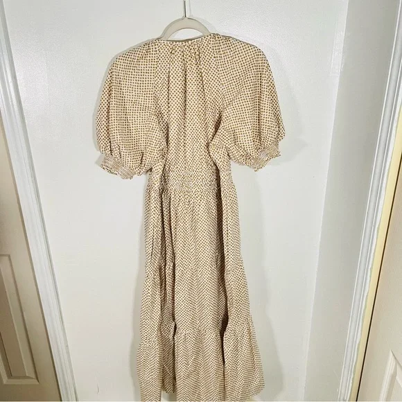 NWT Anthropologie Somerset Maxi Dress Puff-Sleeve Edition